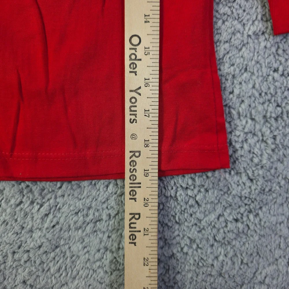 Vintage Levis Sport Jeans Red Long Sleeve Graphic T-Shirt Kids Size 6 NWT USA